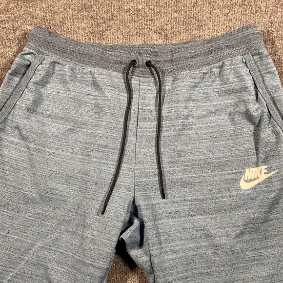 Nike Sportswear Advance 15 Knit Mens 2XL Joggers Sweatpants Tapered Blue - Picture 2 of 11